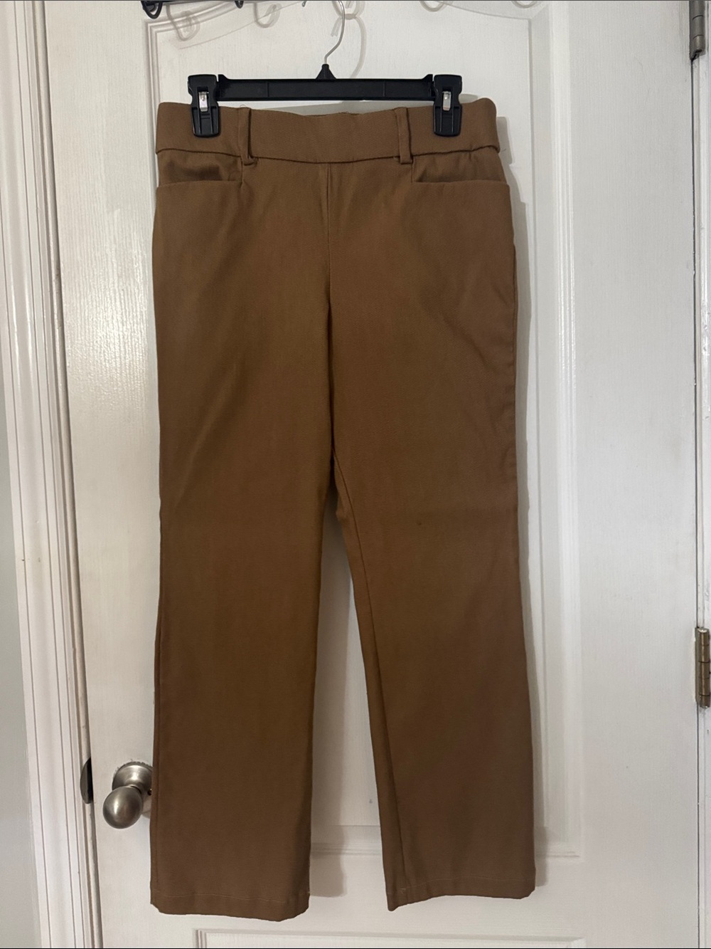 Women’s Straight-Leg Dress Pants — Brown